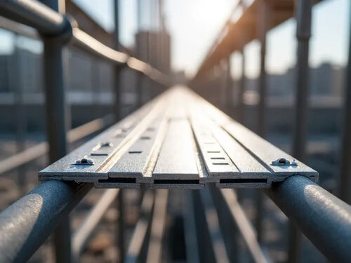 Ultimo blog dell'azienda Le assi per impalcature in alluminio ad alta resistenza aumentano l'efficienza della sicurezza della costruzione