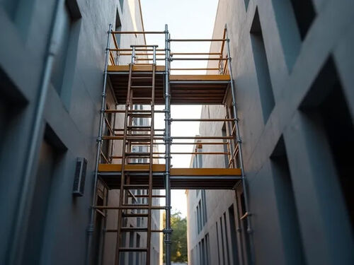 Ultimo blog dell'azienda Kit di ponteggio SPAN 400 per spazi di costruzione ristretti