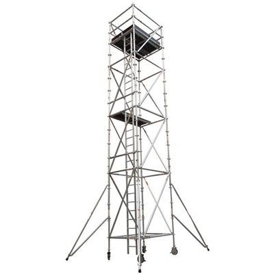 Un buon prezzo. Ring Lock Access Mobile Alumini Tower Scaffold 2-40m di altezza con meno componenti in linea