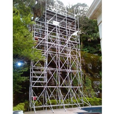 Un buon prezzo. Leader Alumini Modulare Scaffold Torre 2-40m Altezza Ringlock Scala Scaffold Torre Con Scala in linea