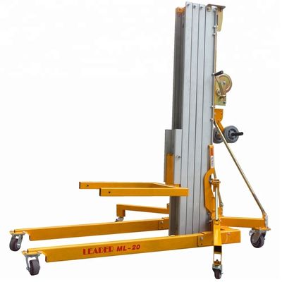 Un buon prezzo. Piattaforma di sollevamento verticale di materiale in lega di alluminio per la pulizia versatile delle finestre in linea