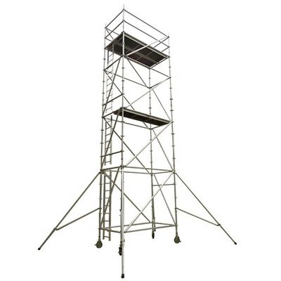 Un buon prezzo. Torri mobili di impalcature in alluminio spessore 1,8 mm 3,2 mm per la costruzione di edifici esterni in linea