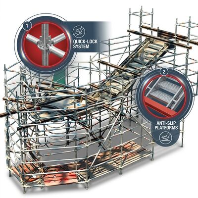 Un buon prezzo. Ponteggio mobile in alluminio Tradesman Pro per un singolo operatore, compatibile con trasporto in furgone, sotto i 20 kg in linea