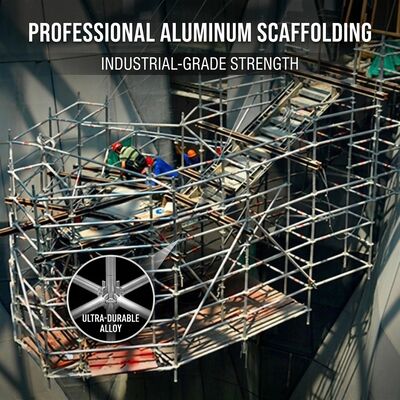Un buon prezzo. Fassata di vetro Manutenzione Scaffold di alluminio Torre EPDM Protezione antiparassiti Piattaforma non marcatrice per muro a tenda in linea